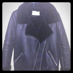 Leather Aviator Jacket